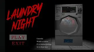 Laundry Night Indie Horror game playthrough