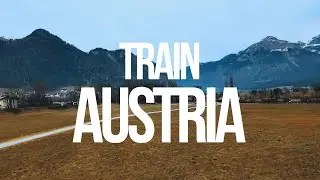 Through the Window: A Calm Winter Train Journey in Austria, Mayrhofen