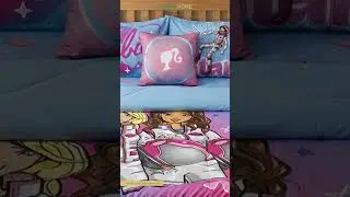 Barbie Kids Bedding Set &ndash; 5 Piece Comforter Set #uae#kids #bedding #kidsbedding #uaetrending  #home