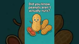 Peanuts Aren&rsquo;t Actually Nuts?! 🥜😮 #FunFact