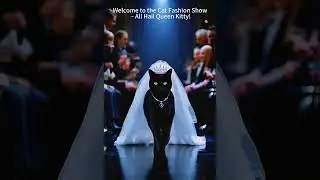 Meet the Catwalk Queen: A Fashion Purrfection! 🐈💃#viral #shorts #cat