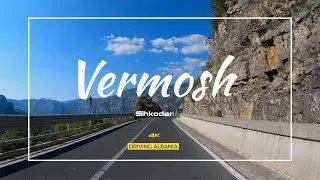 NJE NGA RRUGET ME TE BUKURA DHE PANORAMIKE NE SHQIPERI ME ALPEVE TONA, VERMOSH ALBANIA 🇦🇱【4K】