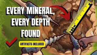 Hole Digging Master &ndash; All Minerals & Artefacts by Depth (Full Descent Guide)