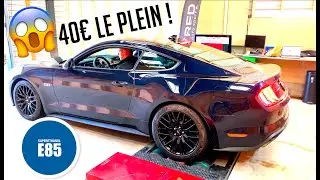 Cette Ford Mustang GT V8 roule &agrave; l'&eacute;thanol E85 ! 🏎⛽️