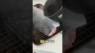 How to remove salmon skin!!!! #cooking #fishingvideo #cookingfish