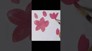 Простая и легкая идея для рисования 💐 #искусство #шорты #живопись #youtube