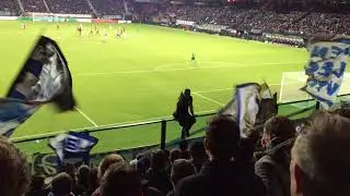 NEC - De Graafschap, sfeer in het uitvak 23-3-2018