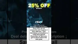 FXIFY Discount 🎄 Christmas Deal: 25% OFF #proptrading #fxify #christmas