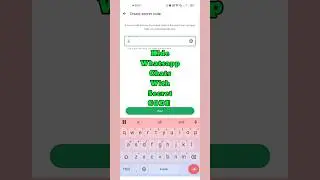 How To Hide WhatsApp Chats with Secret code ||#viral #shorts #whatsapp