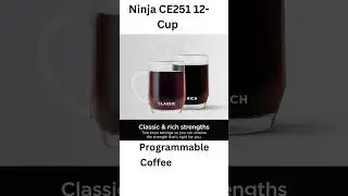 Ninja CE251 12-Cup Programmable Coffee Brewer with Permanent