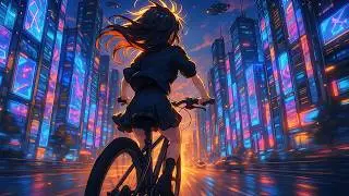 Horizon Chaser &ndash; Neon Bike Ride into a Futuristic Sunset (Cyber Ambience)