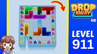 Drop Away Level 911 Solution Walkthrough