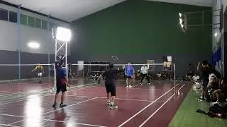 Sparing Badminton CCBC vs PB Cendana Ganda Putra (Teguh/Hari vs Yakin/)