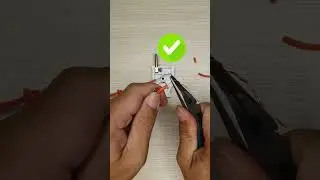 How to Wire a Plug Safely & Securely ⚡  #Shorts