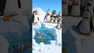 😀&ldquo;A Funny Penguin Race That Ended in Surprise&rdquo;🤣🤣 #shorts #youtubeshorts #shortsfeed #penguin #funny
