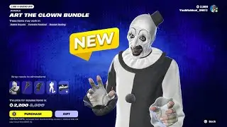 *НОВЫЙ* НАБОР АРТ-КЛОУНА! 22 октября 2025 г. Fortnite ItemShop | Глава 6, сезон 4