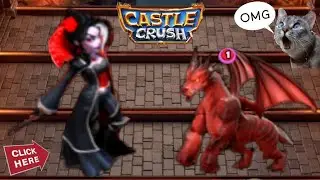 Giant vampire V/s giant dragon | Castle crush