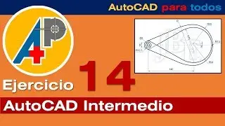 AutoCAD Intermedio - Ejercicio 14