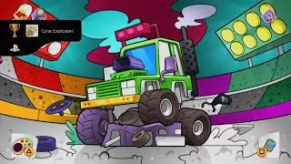 Coloring BookColor Explosion! Use 20 different colors on a single coloring page #PlayStationTrophy