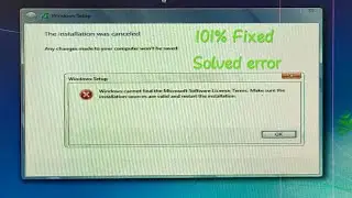 Window cannot find the Microsoft Software License Terms. .... Problem Fixed 100%🔥🔥🔥