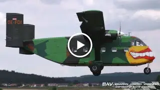 Short SC7 Skyvan - Pink Aviation Services OE-FDI - landing at Klatovy Airfield