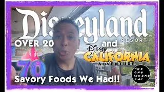 🍽️ 20+ Savory 70th Anniversary Eats at Disneyland & DCA! Where to Eat Now