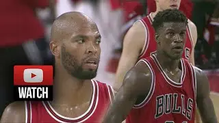 Taj Gibson & Jimmy Butler Full Highlights at Pistons (2014.10.07) - 35 Pts, 10 Reb Total!