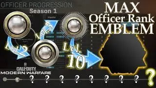 MAX Officer Progression Emblem for Season 1 of MW