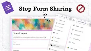 How to Unpublish a Google Form (Disable Form Link)