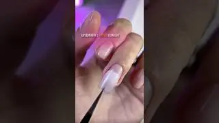 Туториал наращивание с чистой изнанкой #nails #nailart #manicure #маникюр #ногти #nailtutorial #wow