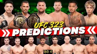 UFC 323 Dvalishvili vs Yan 2 PREDICTIONS and BREAKDOWN in Hindi | Namaste MMA