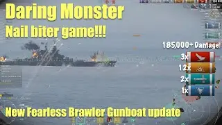 Daring new fearless brawler update build   nail biter game! | World of Warships