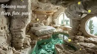Deep Rest Vibes Relaxing music harp, flute, piano