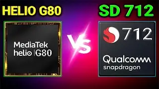 Helio G80 Vs Snapdragon 712 ⚡ | Which Is BETTER?🤔🤔 | Qualcomm Snapdragon 712 Vs Mediatek Helio G80🔥