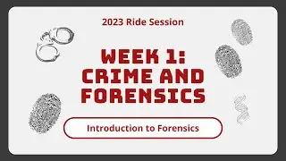 Crime and Forensics - Introduction to Forensics