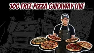 100 Free pizza giveaway Live from the truck on St Albans market