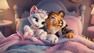 carton  Barbie Cat Welcomes Her Cute Baby Cub &ndash; Jungle Cartoon Story for Kids