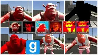 THE EVERY SHREK WITH RED ICONS IS REALLY INSANE | Garry's mod