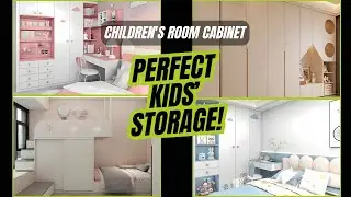 Children's Room Cabinet | Toy Storage Cabinet | Space-saving Cabinet | Colorful Kids Cabinet