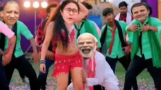 Oo antava oo pushpa song | Modi & Mamata Funny Dance | Pushpa song modi dance