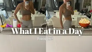 My Realistic Period Day Routine | What I Eat & How I Exercise 💕