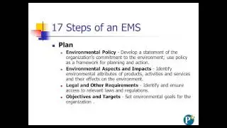Intro to Environmental Management Systems (EMS)