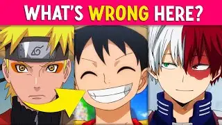 Spot What's Wrong! 🤔❌ ANIME EDITION | Anime Quiz