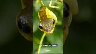 Caterpillar Pretending To Be Snake #science #sciencefacts