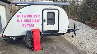 Why a Creeper is a must have RV tool! DIY camper sealing.