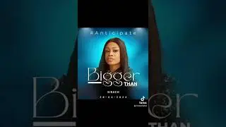 BIGGER THAN .  New Single Dropping April 26th . #sinach #waymaker