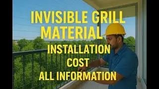 Invisible Grill for Balcony | Material, Installation & Cost Explained 🔧✨