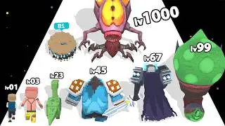 MONSTER SQUAD EVOLUTION RUN - Level Up Monster Max Level Gameplay (Monster Run: Battle Squad Games)