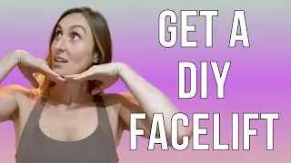 👐 DIY Facelift   Sculpt & Glow with Just Your Hands No Products! 💖
