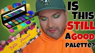 Pinky Rose Cosmetics Exotic Peacock / IS THIS STILL A GOOD PALETTE / Eyeshadow Tutorial & Review